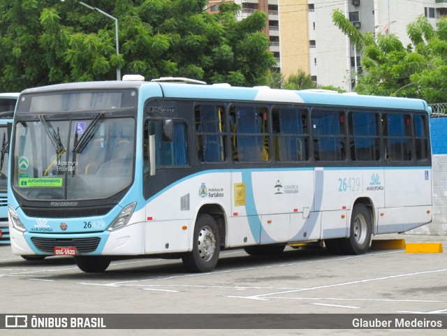 Maraponga Transportes 26429 na cidade de Fortaleza, Ceará, Brasil, por Glauber Medeiros. ID da foto: 11933535.