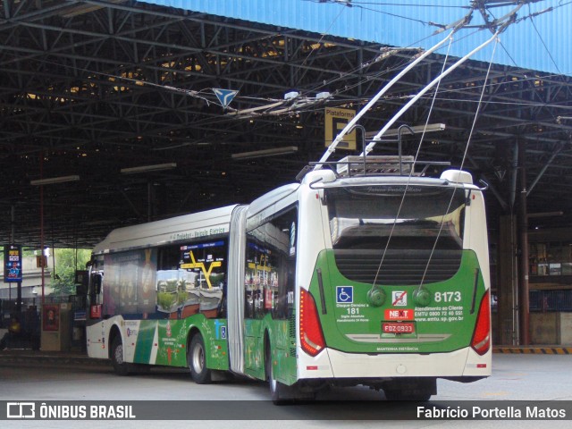 Next Mobilidade - ABC Sistema de Transporte 8173 na cidade de Santo André, São Paulo, Brasil, por Fabrício Portella Matos. ID da foto: 11933520.