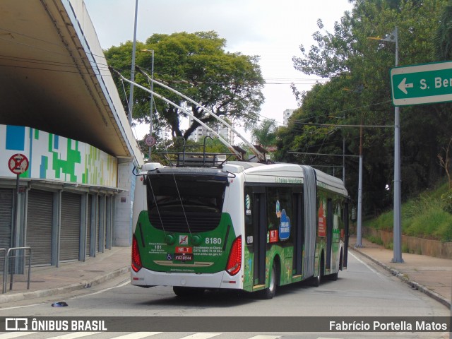 Next Mobilidade - ABC Sistema de Transporte 8180 na cidade de Santo André, São Paulo, Brasil, por Fabrício Portella Matos. ID da foto: 11933398.