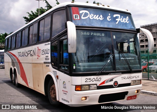 Transpen Transporte Coletivo e Encomendas 25040 na cidade de São Paulo, São Paulo, Brasil, por Márcio Douglas Ribeiro Venino. ID da foto: 11933707.