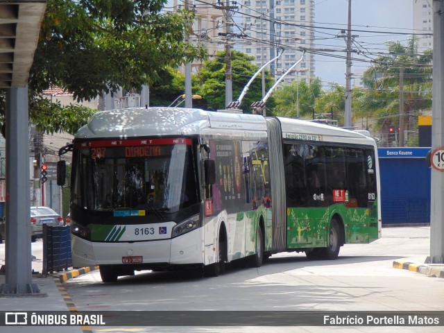 Next Mobilidade - ABC Sistema de Transporte 8163 na cidade de Santo André, São Paulo, Brasil, por Fabrício Portella Matos. ID da foto: 11933374.