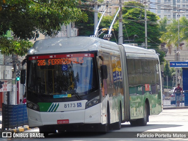 Next Mobilidade - ABC Sistema de Transporte 8173 na cidade de Santo André, São Paulo, Brasil, por Fabrício Portella Matos. ID da foto: 11933507.