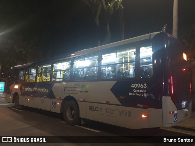 Urca Auto Ônibus 40963 na cidade de Belo Horizonte, Minas Gerais, Brasil, por Bruno Santos. ID da foto: 11931930.