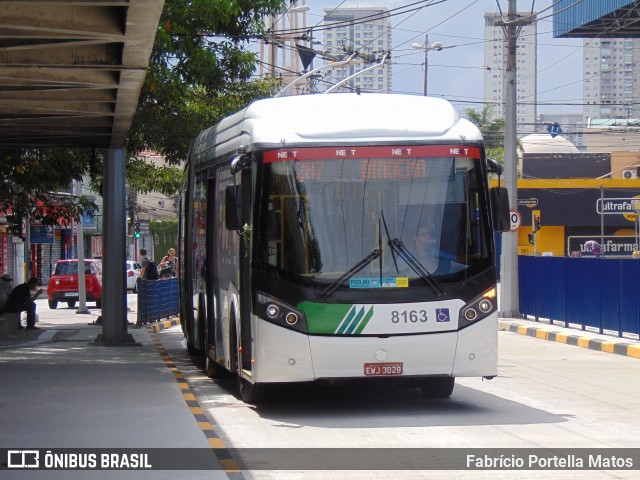 Next Mobilidade - ABC Sistema de Transporte 8163 na cidade de Santo André, São Paulo, Brasil, por Fabrício Portella Matos. ID da foto: 11933424.