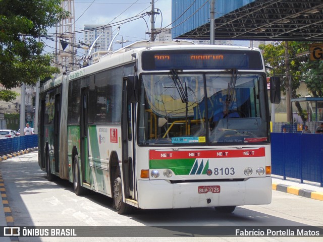 Next Mobilidade - ABC Sistema de Transporte 8103 na cidade de Santo André, São Paulo, Brasil, por Fabrício Portella Matos. ID da foto: 11933462.