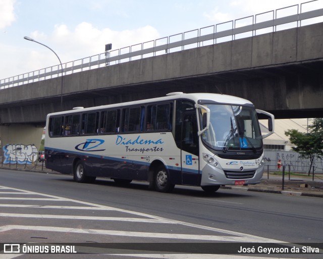 Diadema Transportes 43 na cidade de São Paulo, São Paulo, Brasil, por José Geyvson da Silva. ID da foto: 11933670.