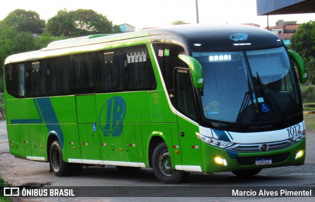 JB Transportes 1012 na cidade de São Luís, Maranhão, Brasil, por Marcio Alves Pimentel. ID da foto: 11932822.