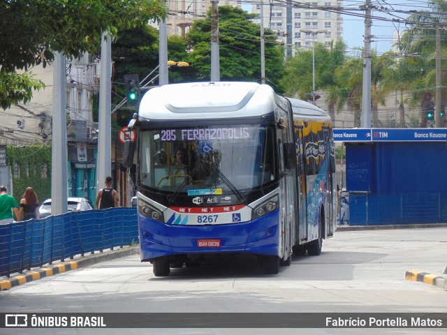 Next Mobilidade - ABC Sistema de Transporte 8267 na cidade de Santo André, São Paulo, Brasil, por Fabrício Portella Matos. ID da foto: 11933440.
