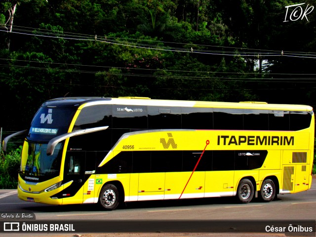 Viação Nova Itapemirim 40956 na cidade de Sabará, Minas Gerais, Brasil, por César Ônibus. ID da foto: 11935299.