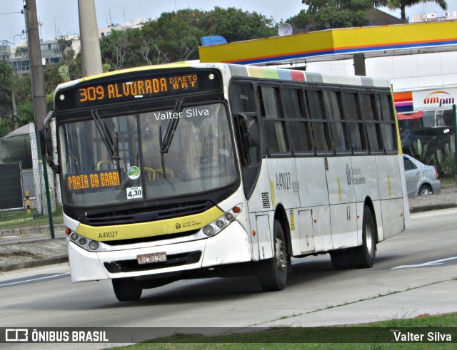 Real Auto Ônibus A41027 na cidade de Rio de Janeiro, Rio de Janeiro, Brasil, por Valter Silva. ID da foto: 11934697.