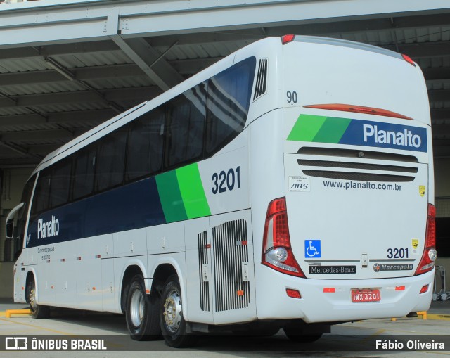 Planalto Transportes 3201 na cidade de Porto Alegre, Rio Grande do Sul, Brasil, por Fábio Oliveira. ID da foto: 11934883.