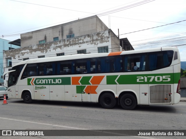 Empresa Gontijo de Transportes 21705 na cidade de Timóteo, Minas Gerais, Brasil, por Joase Batista da Silva. ID da foto: 11934119.