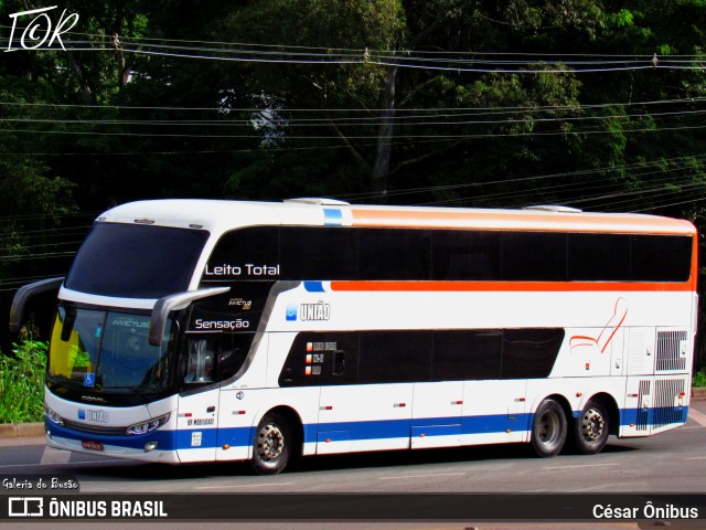 Expresso União 20020 na cidade de Sabará, Minas Gerais, Brasil, por César Ônibus. ID da foto: 11935314.
