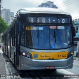 Viação Metrópole Paulista - Zona Leste 3 1222 na cidade de São Paulo, São Paulo, Brasil, por Michel Nowacki. ID da foto: :id.