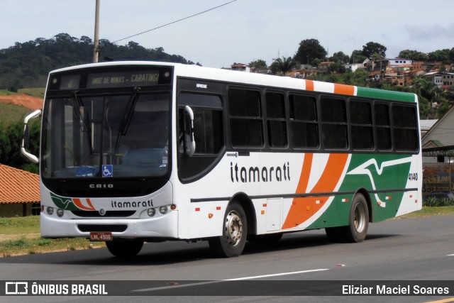 Viação Itamarati 4140 na cidade de Ubaporanga, Minas Gerais, Brasil, por Eliziar Maciel Soares. ID da foto: 11938416.