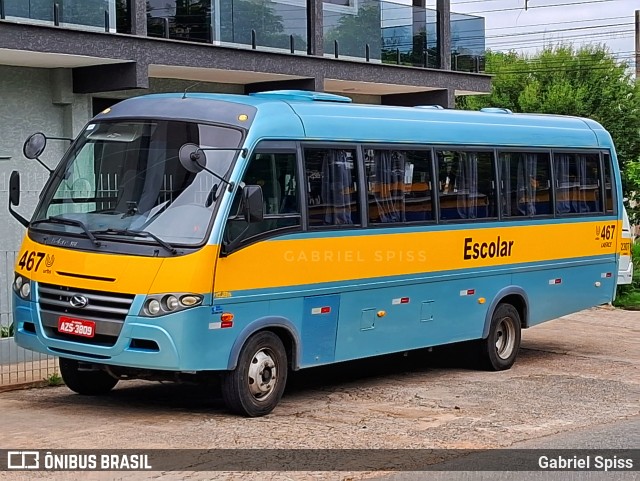 Ônibus Particulares 467 na cidade de Curitiba, Paraná, Brasil, por Gabriel Spiss. ID da foto: 11936197.