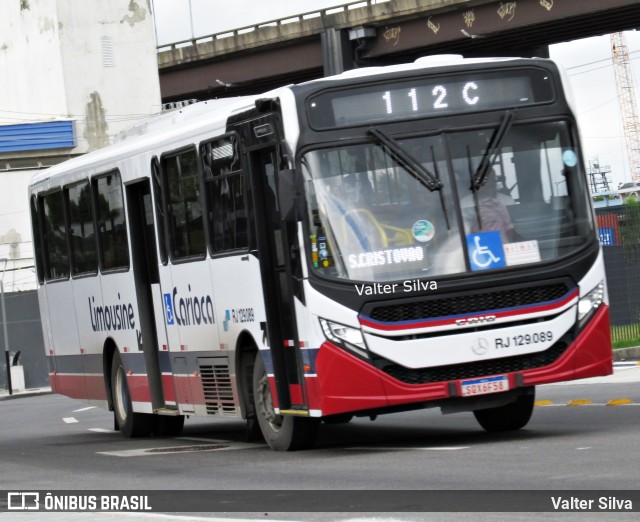 Empresa de Transportes Limousine Carioca RJ 129.089 na cidade de Rio de Janeiro, Rio de Janeiro, Brasil, por Valter Silva. ID da foto: 11937262.