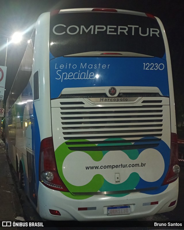 ComperTur Transportes Turísticos 12230 na cidade de Belo Horizonte, Minas Gerais, Brasil, por Bruno Santos. ID da foto: 11936149.