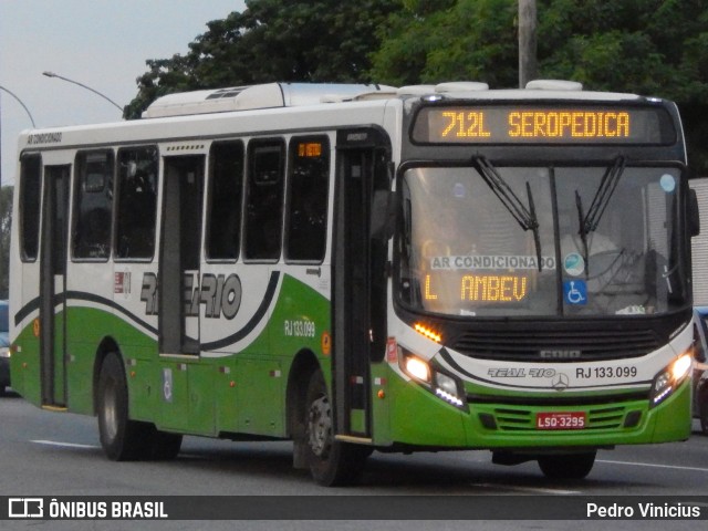 Expresso Real Rio RJ 133.099 na cidade de Rio de Janeiro, Rio de Janeiro, Brasil, por Pedro Vinicius. ID da foto: 11935918.