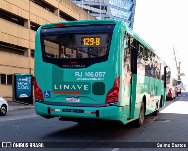 Linave Transportes RJ 146.057 na cidade de Rio de Janeiro, Rio de Janeiro, Brasil, por Selmo Bastos. ID da foto: 11937597.
