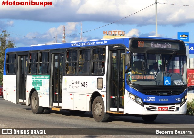 Capital do Agreste Transporte Urbano 1485 na cidade de Caruaru, Pernambuco, Brasil, por Bezerra Bezerra. ID da foto: 11937773.