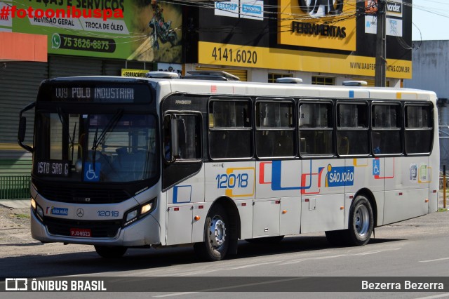 Auto Ônibus São João 12018 na cidade de Feira de Santana, Bahia, Brasil, por Bezerra Bezerra. ID da foto: 11940435.