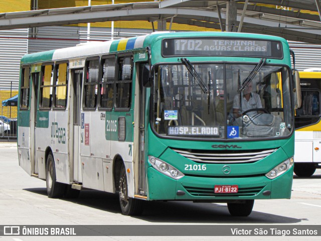 OT Trans - Ótima Salvador Transportes 21016 na cidade de Salvador, Bahia, Brasil, por Victor São Tiago Santos. ID da foto: 11939283.