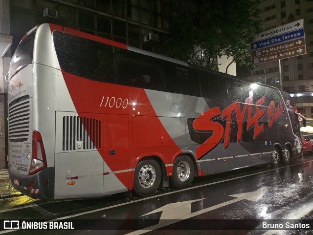 Style Bus 11000 na cidade de Belo Horizonte, Minas Gerais, Brasil, por Bruno Santos. ID da foto: 11938653.
