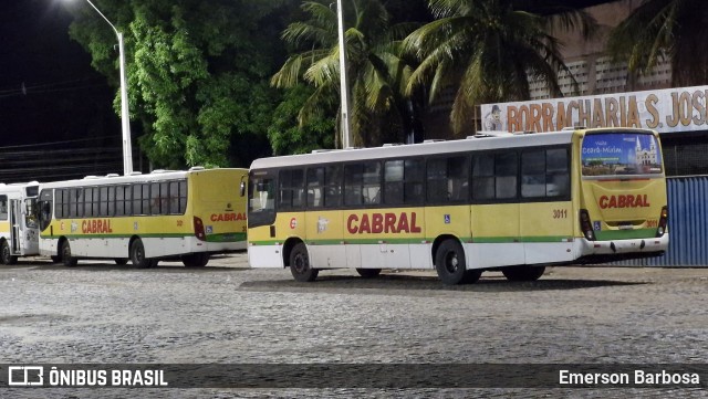 Expresso Cabral 3011 na cidade de Ceará-Mirim, Rio Grande do Norte, Brasil, por Emerson Barbosa. ID da foto: 11938806.