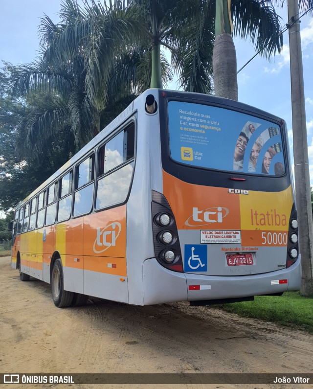 TCI Transporte Coletivo de Itatiba 50000 na cidade de Itatiba, São Paulo, Brasil, por João Vitor. ID da foto: 11942083.