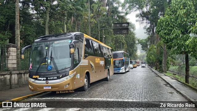 Ouro Negro Transportes e Turismo 6800 na cidade de Petrópolis, Rio de Janeiro, Brasil, por Zé Ricardo Reis. ID da foto: 11942629.