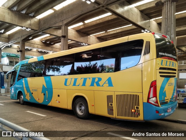 Viação Ultra 2285 na cidade de São Paulo, São Paulo, Brasil, por Andre Santos de Moraes. ID da foto: 11941468.