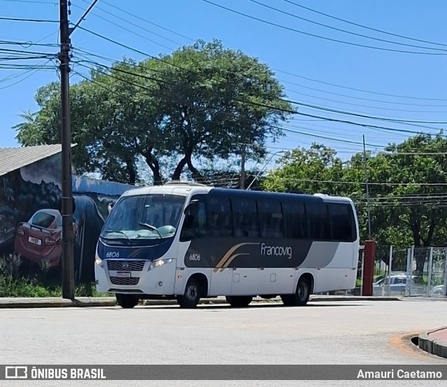 Francovig Transportes Coletivos 6806 na cidade de Curitiba, Paraná, Brasil, por Amauri Caetamo. ID da foto: 11942374.