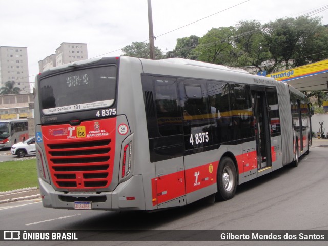 Express Transportes Urbanos Ltda 4 8375 na cidade de São Paulo, São Paulo, Brasil, por Gilberto Mendes dos Santos. ID da foto: 11941303.