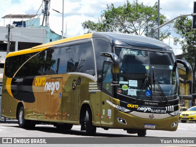 Ouro Negro Transportes e Turismo 4500 na cidade de Rio de Janeiro, Rio de Janeiro, Brasil, por Yaan Medeiros. ID da foto: 11943311.