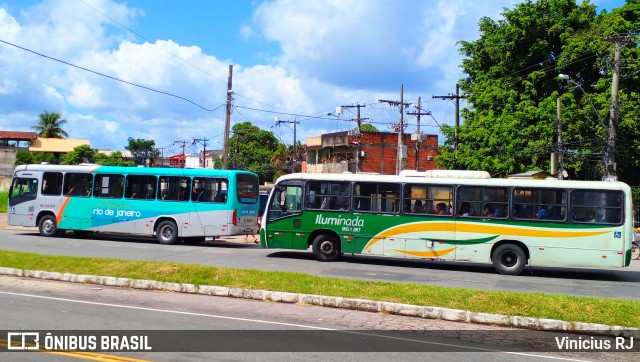 Transporte e Turismo Iluminada MG 1.067 na cidade de Magé, Rio de Janeiro, Brasil, por Vinicius RJ. ID da foto: 11942470.