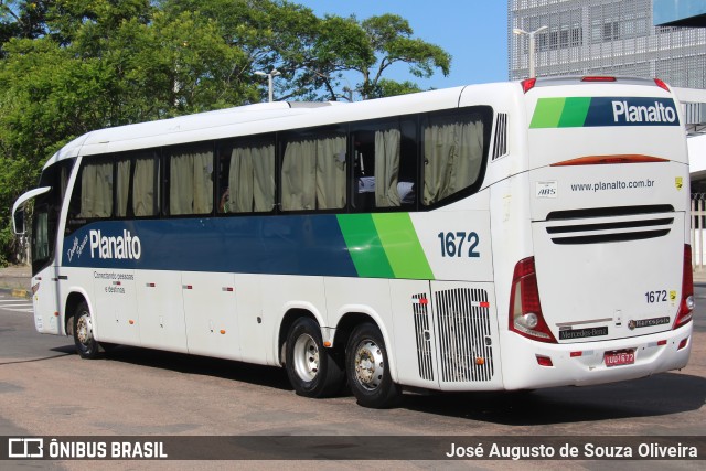 Planalto Transportes 1672 na cidade de Porto Alegre, Rio Grande do Sul, Brasil, por José Augusto de Souza Oliveira. ID da foto: 11943398.