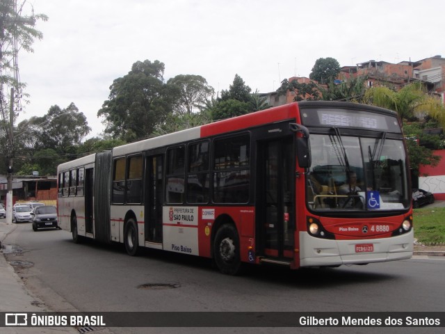 Express Transportes Urbanos Ltda 4 8880 na cidade de São Paulo, São Paulo, Brasil, por Gilberto Mendes dos Santos. ID da foto: 11941293.