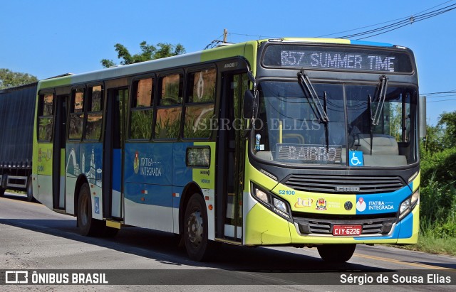 TCI Transporte Coletivo de Itatiba 52100 na cidade de Itatiba, São Paulo, Brasil, por Sérgio de Sousa Elias. ID da foto: 11943149.