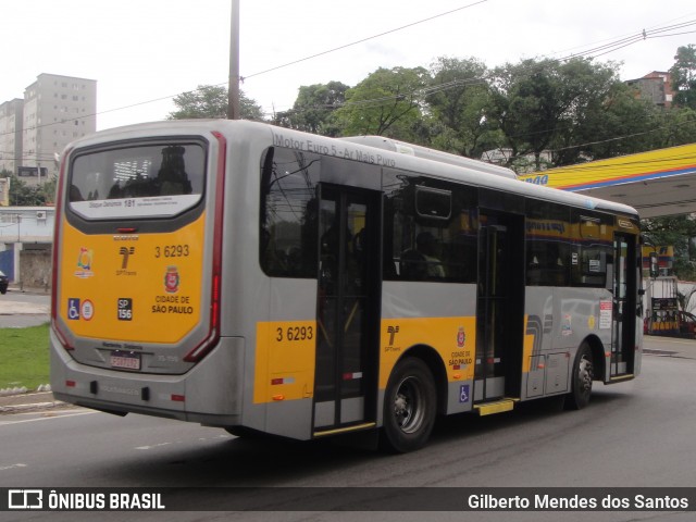 Transunião Transportes 3 6293 na cidade de São Paulo, São Paulo, Brasil, por Gilberto Mendes dos Santos. ID da foto: 11941297.
