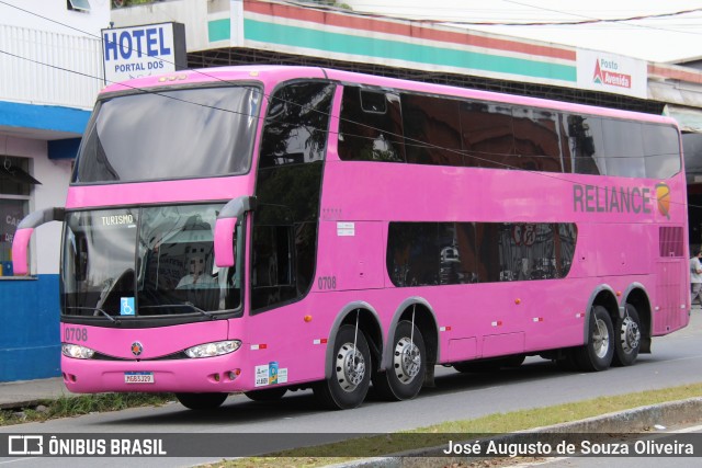 Reliance Transportes 0708 na cidade de Aparecida, São Paulo, Brasil, por José Augusto de Souza Oliveira. ID da foto: 11945356.