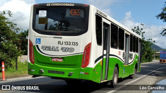 Expresso Real Rio RJ 133.135 na cidade de Seropédica, Rio de Janeiro, Brasil, por Léo Carvalho. ID da foto: 11944694.