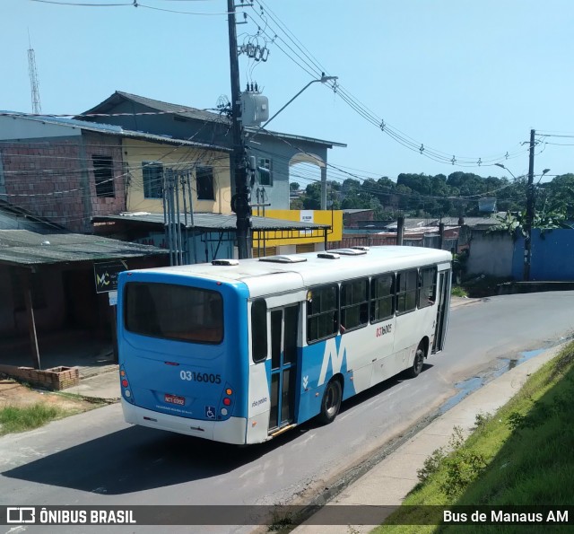 Viação São Pedro 0316005 na cidade de Manaus, Amazonas, Brasil, por Bus de Manaus AM. ID da foto: 11944400.