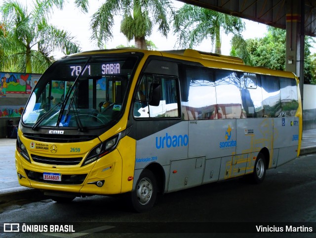 City Transporte Urbano Intermodal Sorocaba 2659 na cidade de Sorocaba, São Paulo, Brasil, por Vinicius Martins. ID da foto: 11945307.