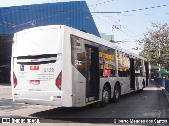 Next Mobilidade - ABC Sistema de Transporte 5432 na cidade de Santo André, São Paulo, Brasil, por Gilberto Mendes dos Santos. ID da foto: 11943777.