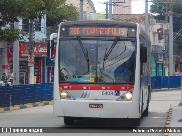 Next Mobilidade - ABC Sistema de Transporte 5408 na cidade de Santo André, São Paulo, Brasil, por Fabrício Portella Matos. ID da foto: 11945510.