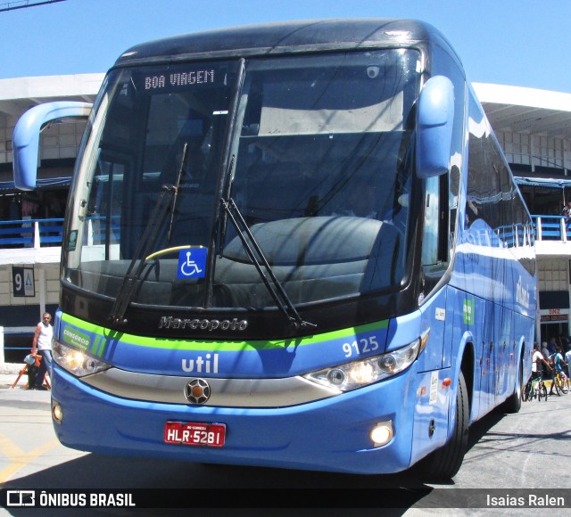 UTIL - União Transporte Interestadual de Luxo 9125 na cidade de Aparecida, São Paulo, Brasil, por Isaias Ralen. ID da foto: 11945564.