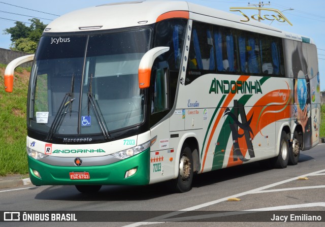 Empresa de Transportes Andorinha 7203 na cidade de Campinas, São Paulo, Brasil, por Jacy Emiliano. ID da foto: 11944373.