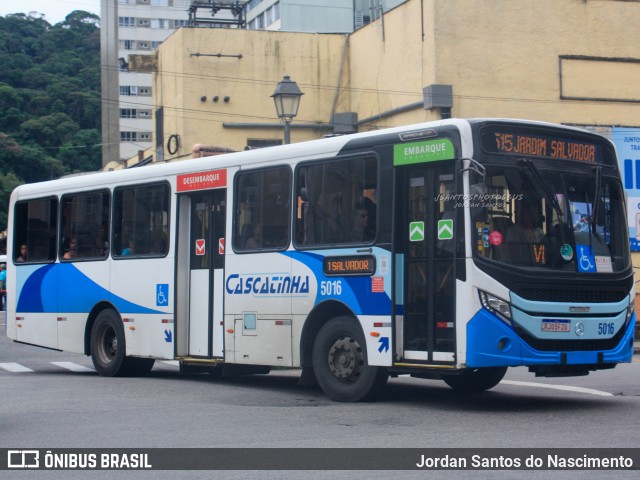 Viação Cascatinha 5016 na cidade de Petrópolis, Rio de Janeiro, Brasil, por Jordan Santos do Nascimento. ID da foto: 11944580.
