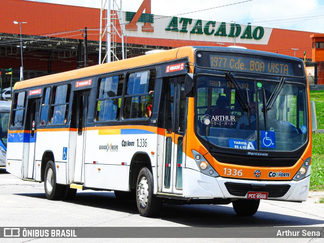 Cidade Alta Transportes 1.336 na cidade de Paulista, Pernambuco, Brasil, por Arthur Sena. ID da foto: 11944835.